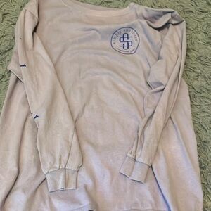 Salt life long sleeve shirt light purple